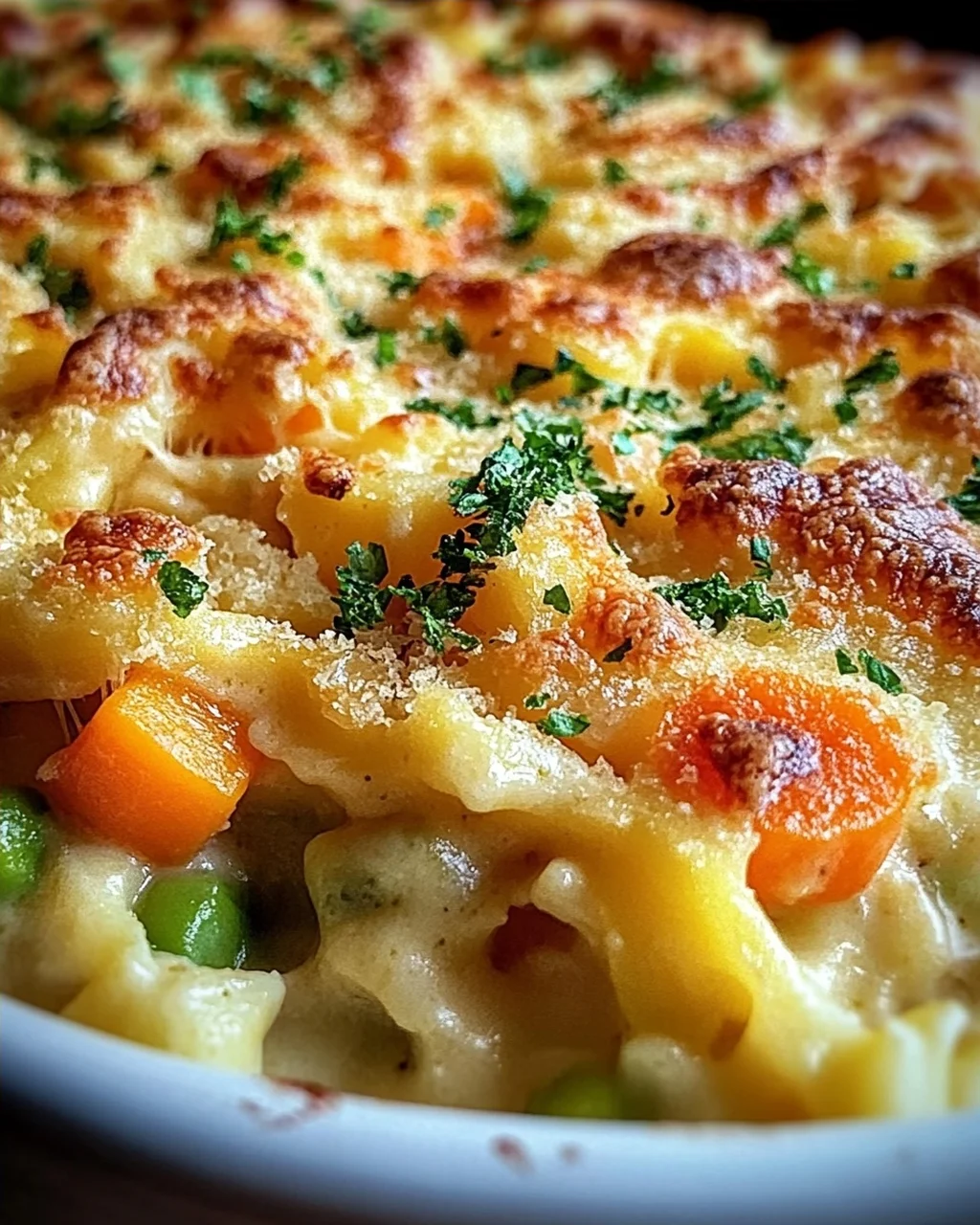 Spätzleauflauf mit Gemüse