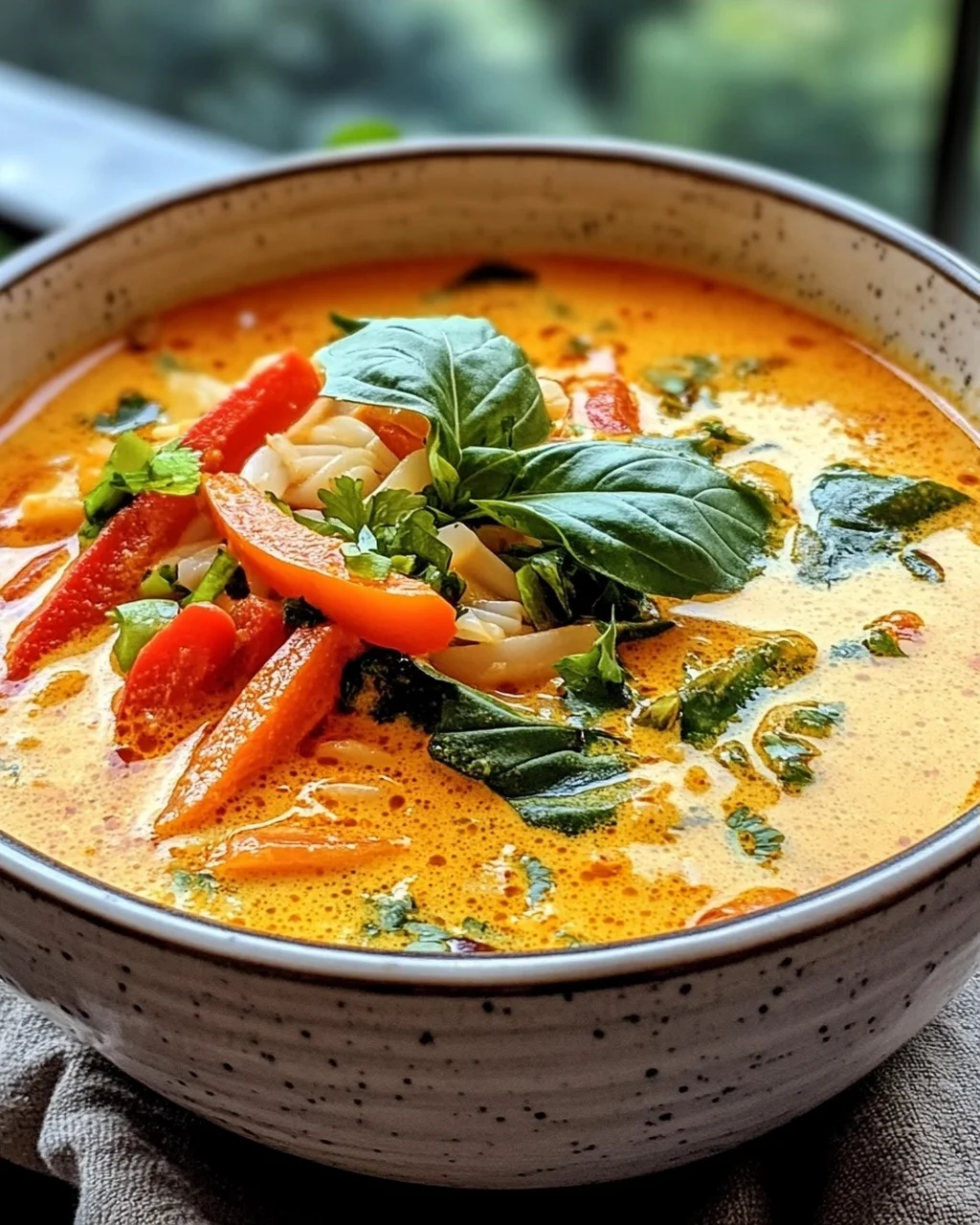 Thailändische Currysuppe für Gemütliche Abende