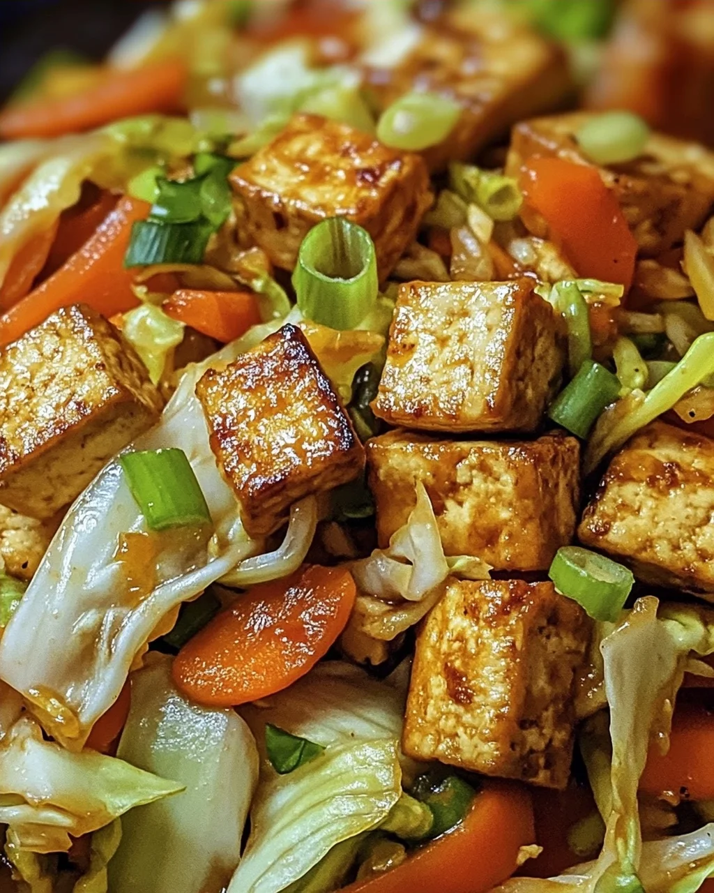 Tofu Kohlgemüse Pfanne