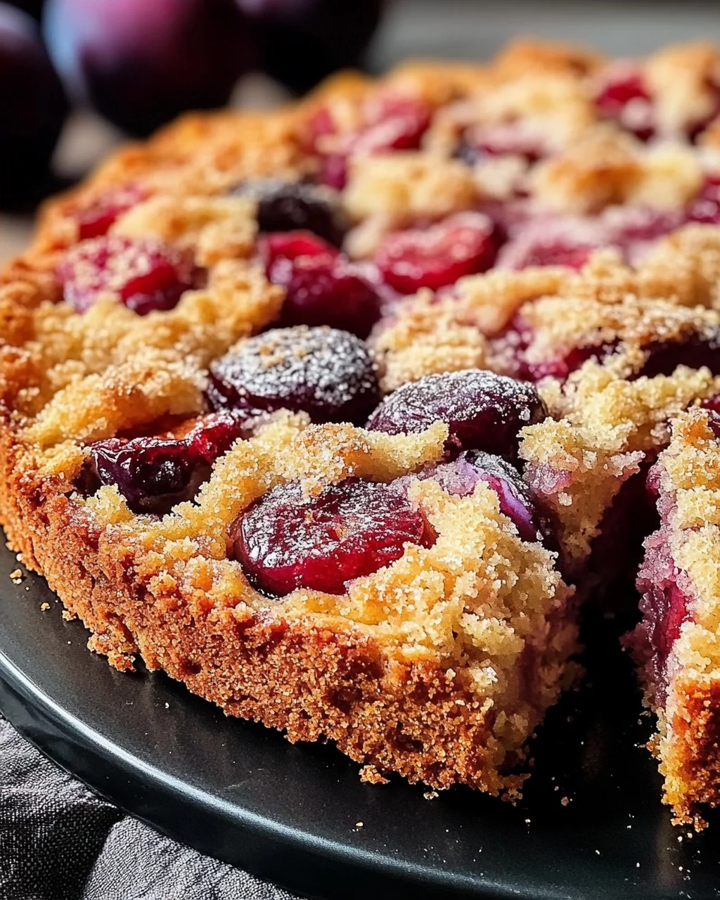 Zwetschgenkuchen mit Streusel